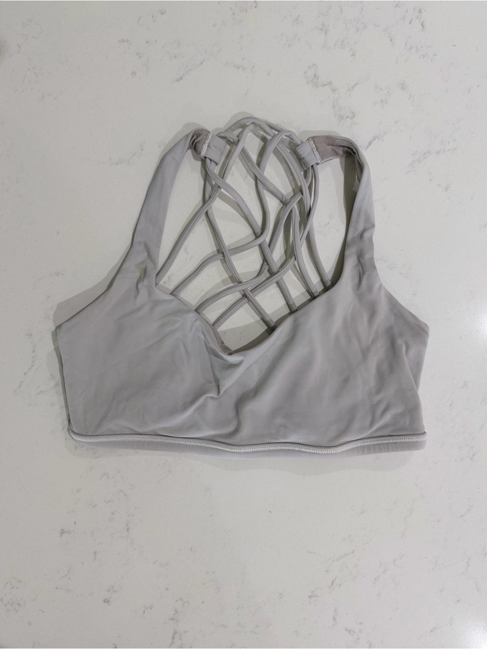lululemon athletica Free to Be Bra in Bone